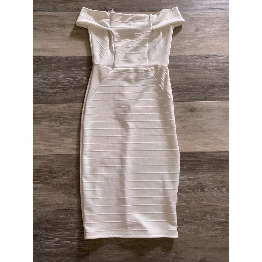 Pencil white dress